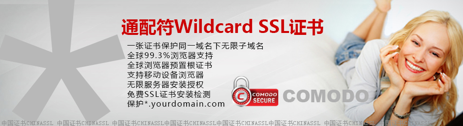 通配符Wildcard SSL证书,一张证书保护同一域名下无限子域名